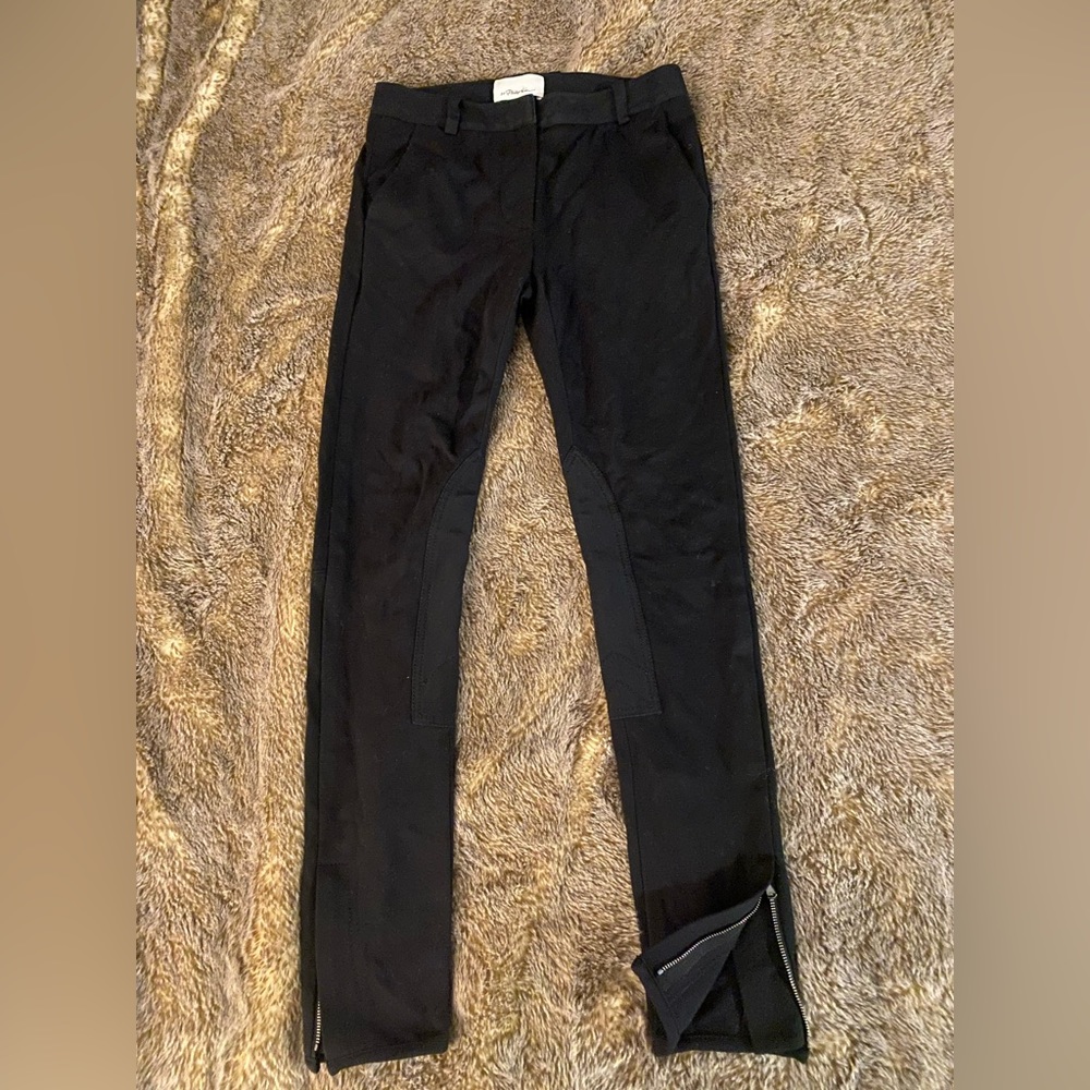 3.1 Philip Lim Stretch Pants With Split Zippered Hem